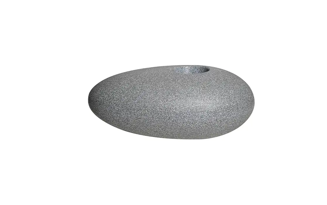 Tokyo Short Illuminated Round Planter front